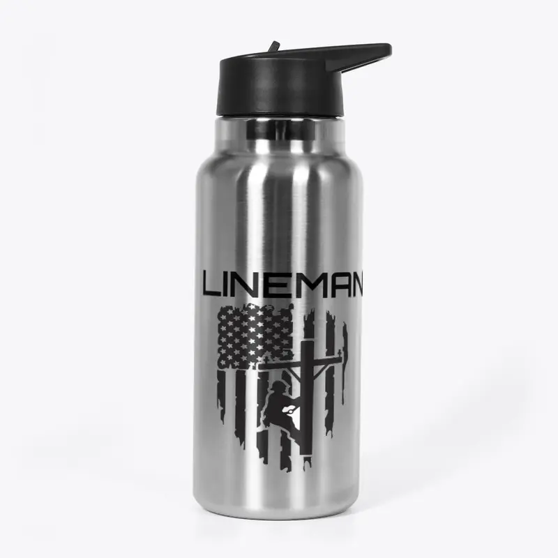 Lineman Water Bottle